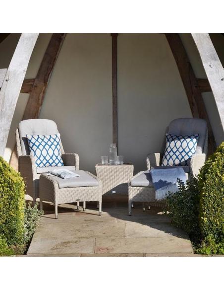Bramblecrest Tetbury Nutmeg Recliner Set with Tree-Free Top Table