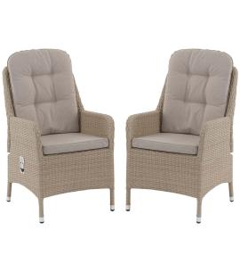 Bramblecrest Tetbury Nutmeg Recliner Chair (Set of 2)