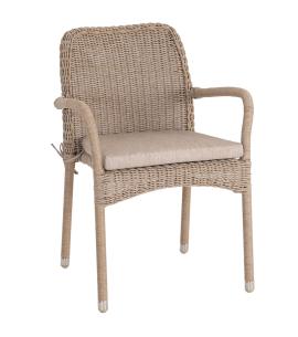 Alexander Rose Hazelmere Stacking Armchair Natural