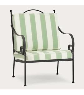 Neptune Cheltenham Sofa Armchair - Green Striped Cushions...