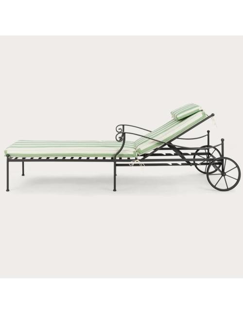 Neptune Cheltenham Sunlounger - Green Striped...