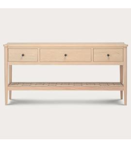 Neptune Frome Console Table - Natural Oak