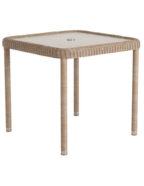 Alexander Rose Hazelmere 0.8m Square Table Natural