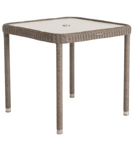 Alexander Rose Hazelmere 0.8m Square Table Grey