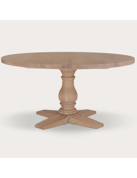Neptune Balmoral 6 Seater Round Table - Natural Oak