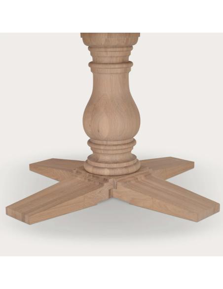 Neptune Balmoral 6 Seater Round Table - Natural Oak