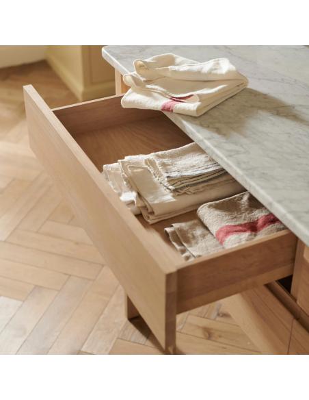 Neptune Borough Oak Freestanding Kitchen Island