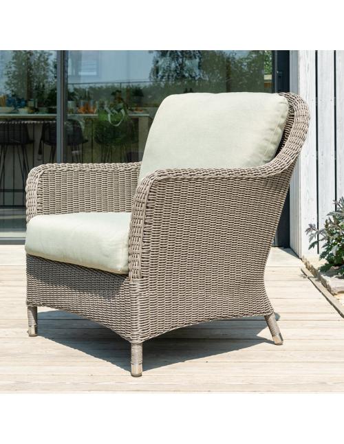 Alexander Rose Hazelmere Lounge Armchair Grey