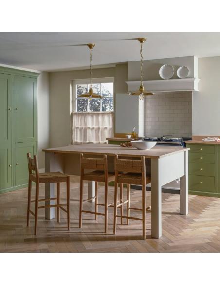 Neptune Charlecote Freestanding Kitchen Island with Oak Top - Large