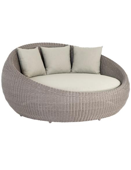 Alexander Rose Hazelmere Round Daybed Grey