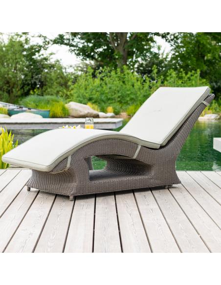 Alexander Rose Hazelmere Raised Sunbed Grey