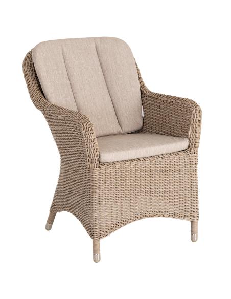 Alexander Rose Hazelmere 4 Seat Round Dining Set Natural