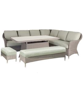 Alexander Rose Hazelmere Rectangular Casual Dining Set -...