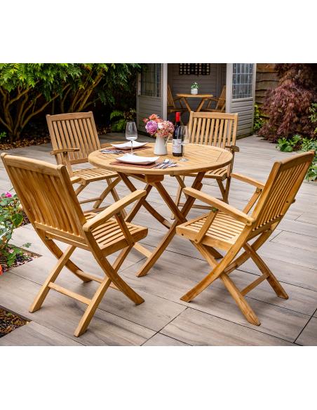 Hartman Malton 4 Seat Round Dining Set