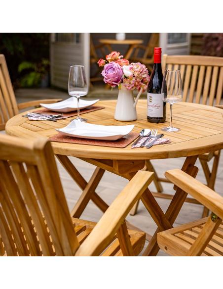 Hartman Malton 4 Seat Round Dining Set