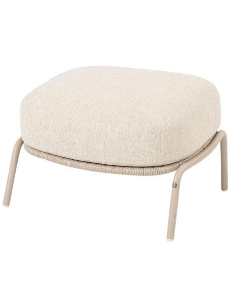 4 Seasons Outdoor Puccini Lounge Set with Zucca Tables & Footstool