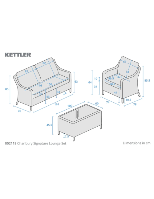 Kettler Charlbury Signature Lounge  Set