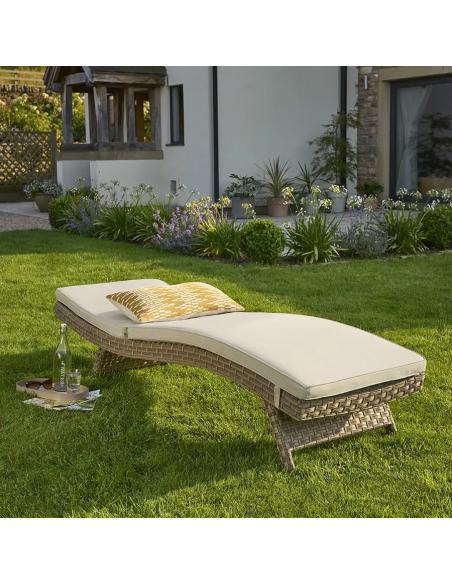 Set of 2 Kettler Charlbury Universal Sunlounger with Cushion