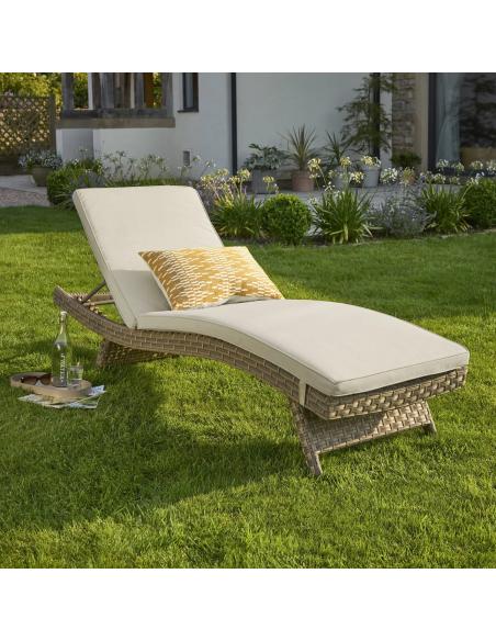 Set of 2 Kettler Charlbury Universal Sunlounger with Cushion