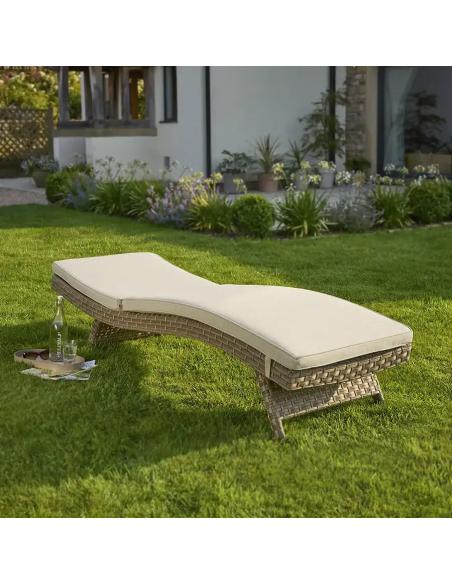 Set of 2 Kettler Charlbury Universal Sunlounger with Cushion