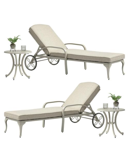 Bramblecrest RHS Bridgewater Stone Lounger &...