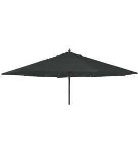 Alexander Rose UP30 Hardwood 3.0m Round Parasol - Charcoal