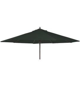 Alexander Rose UP27 Hardwood 2.7m Round Parasol - Charcoal