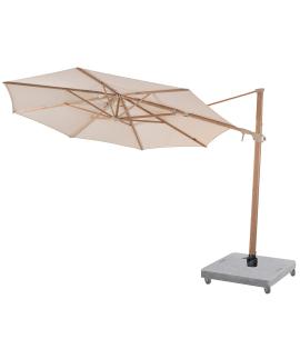 4 Seasons Outdoor Siesta Premium 350cm Sand Round Parasol...