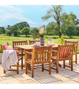 Alexander Rose Redcliffe 6 Seater Dining Set