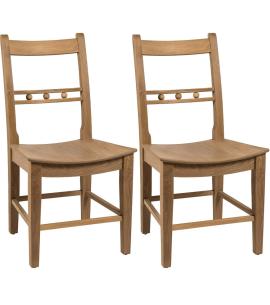 Neptune (SET of 2) Suffolk Seasoned Oak Dining Chair...