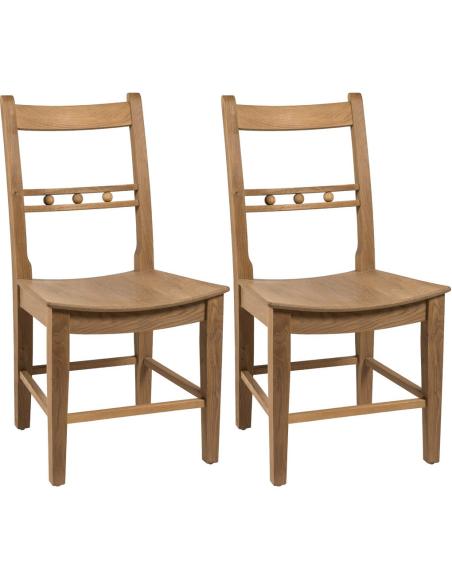 Neptune (SET of 2) Suffolk Seasoned Oak Dining Chair (Showroom Models)