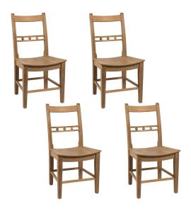 Neptune (Set of 4) Suffolk Seasoned Oak Dining Chair...