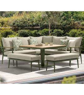Bramblecrest RHS Wisley Sage Square Casual Dining Set...