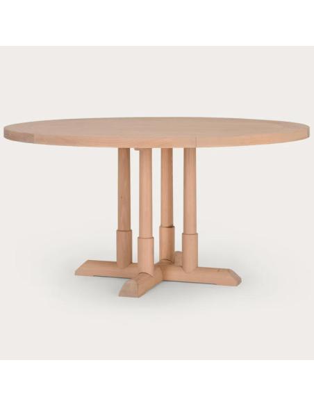 Neptune Battersea 6 Seater Round Oak Dining Table