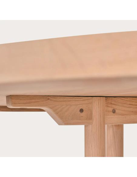 Neptune Battersea 6 Seater Round Oak Dining Table