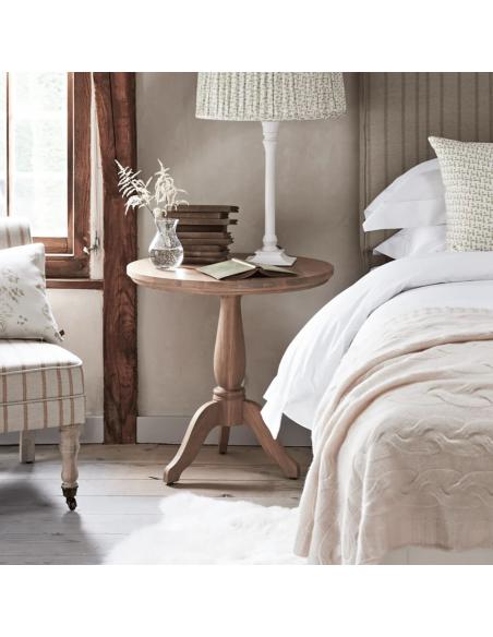 Neptune Henley Pedestal Side Table (Showroom Model)
