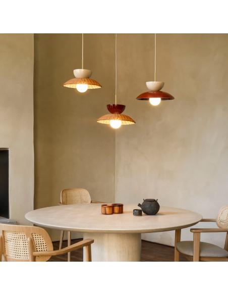 Vincent Sheppard Arvin Pendant Lamp - Mushroom Bowl & Shade