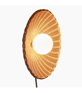 Vincent Sheppard Arvin Wall Lamp with Rattan Shade