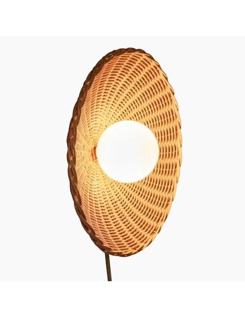 Vincent Sheppard Arvin Wall Lamp with Rattan Shade
