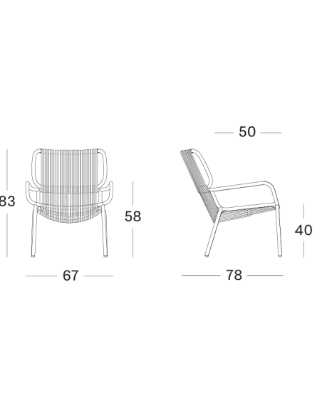 Vincent Sheppard Ribbon Lounge Chair - Taupe