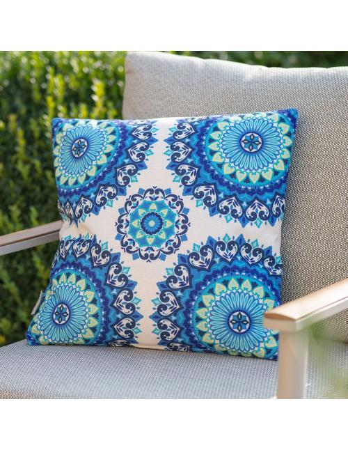 Bramblecrest UNSC4 Indigo Mosaic Square Scatter...