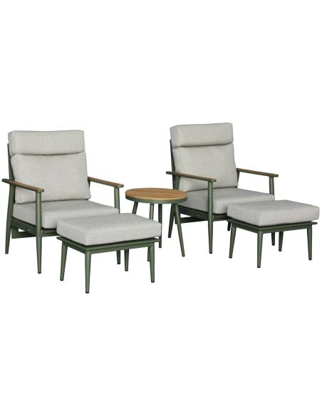 Bramblecrest RHS Wisley Sage Reclining Sofa Chair Set