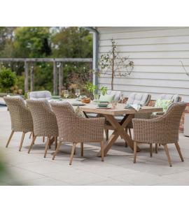 Bramblecrest Fairford Vogue 8 Seater Dining Set