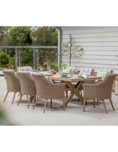 Bramblecrest Fairford Vogue 8 Seater Dining Set