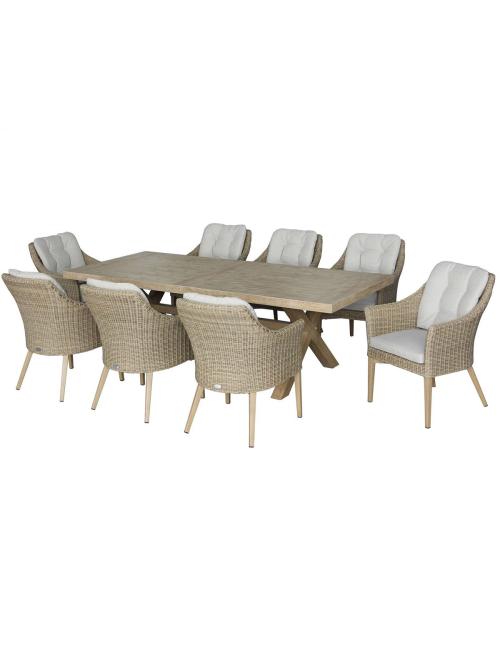 Bramblecrest Fairford Vogue 8 Seater Dining Set