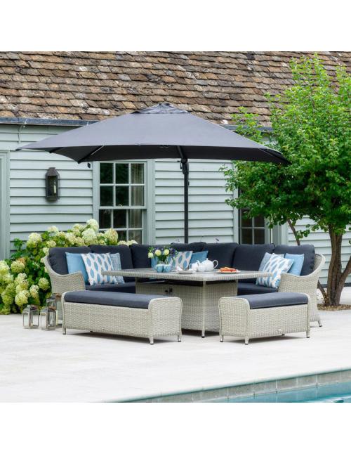 Bramblecrest Monterey Dove Grey L-Shape Casual...