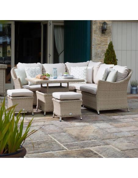 Bramblecrest Monterey Sandstone Modular Mini Casual Dining Set