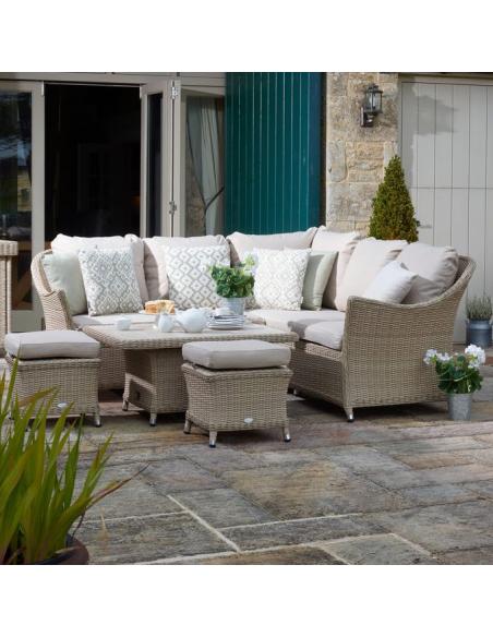 Bramblecrest Monterey Sandstone Modular Mini Casual Dining Set