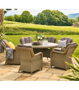 Alexander Rose Arlington 6 Seater Dining Set