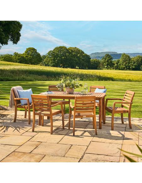 Alexander Rose National Trust Cotswold 1.6m x 0.8m Rectangular Table